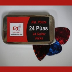 RC Strings PS024 PÚAS RC - Zestaw kostek gitarowych